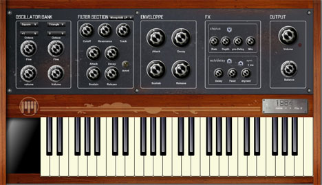 1984 - Free Synthesizer VST Plugins - Best Synthesizer VSTs