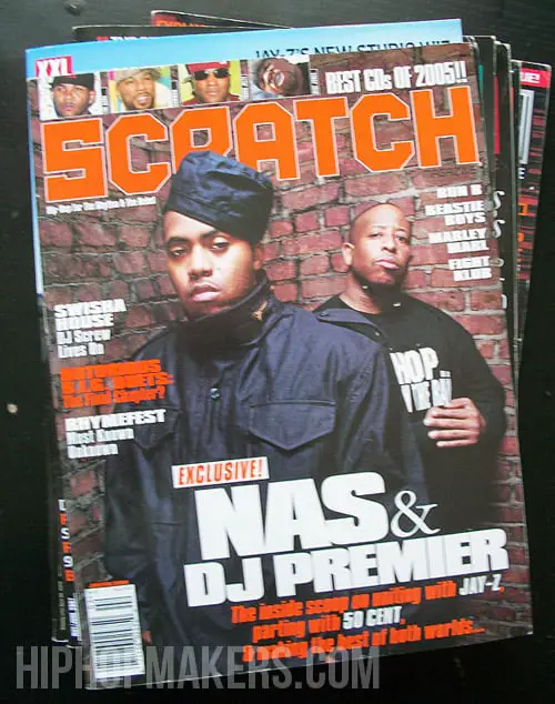 Nas & DJ Premier Scratch Magazine