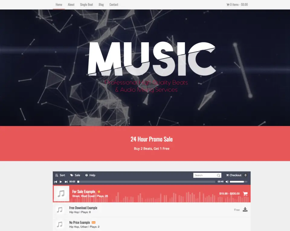 Music Maker WordPress Theme