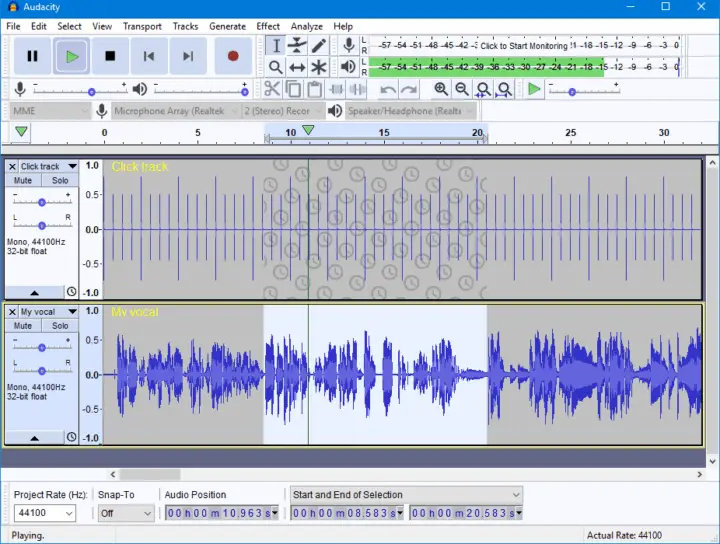 wavosaur free audio editor gratuit