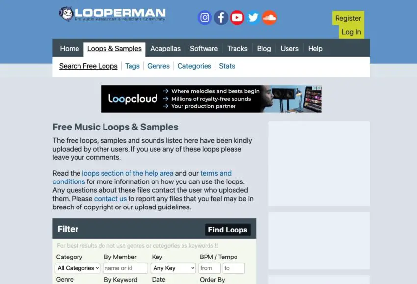 Looperman EDM Loops