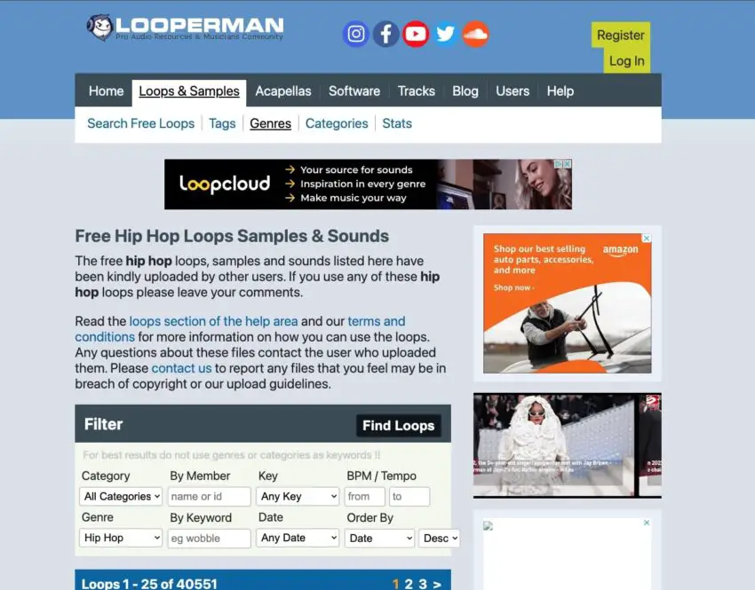 Looperman Free Hip Hop Loops