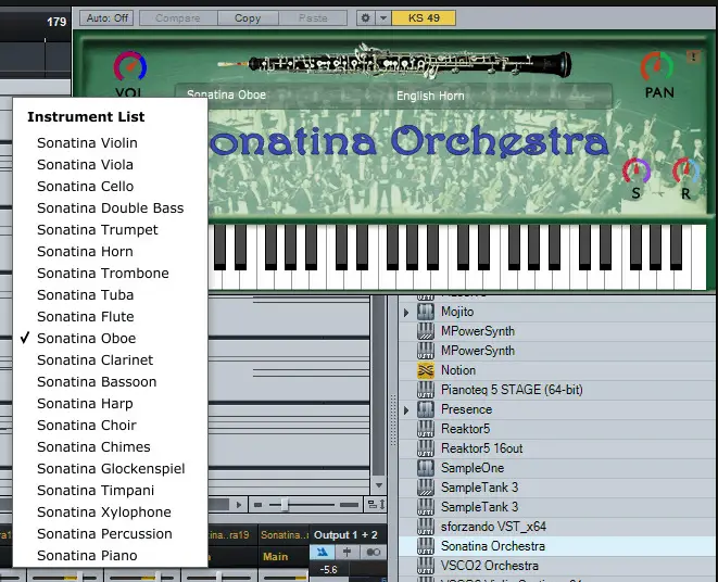 Sonatina Orchestra Module
