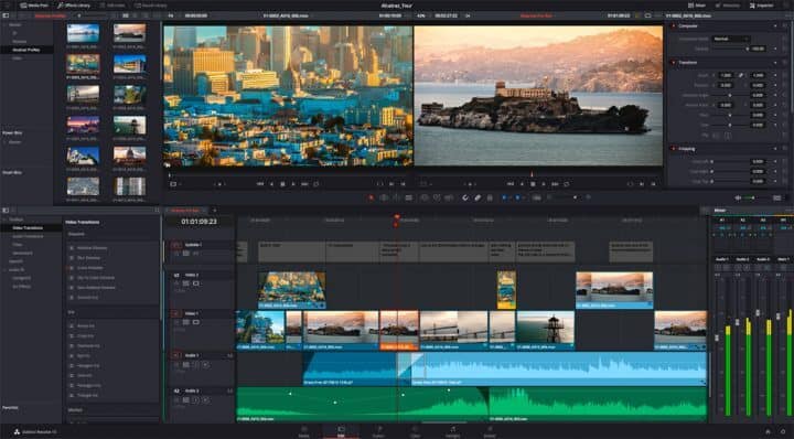 DaVinci Resolve Free Video Editing Software Programs