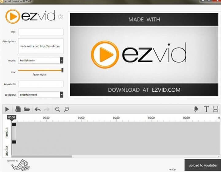 Ezvid - Free Screen Recording Software Programs