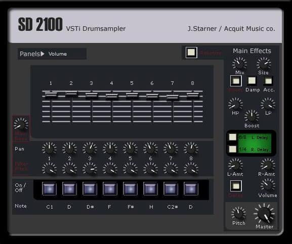 SD 2100 Virtual Drum Machine