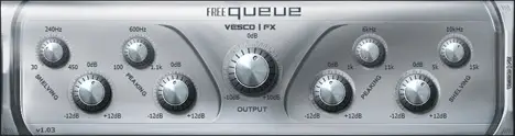 VescoFx freeQueue - Free Equalizer Plugins for FL Studio