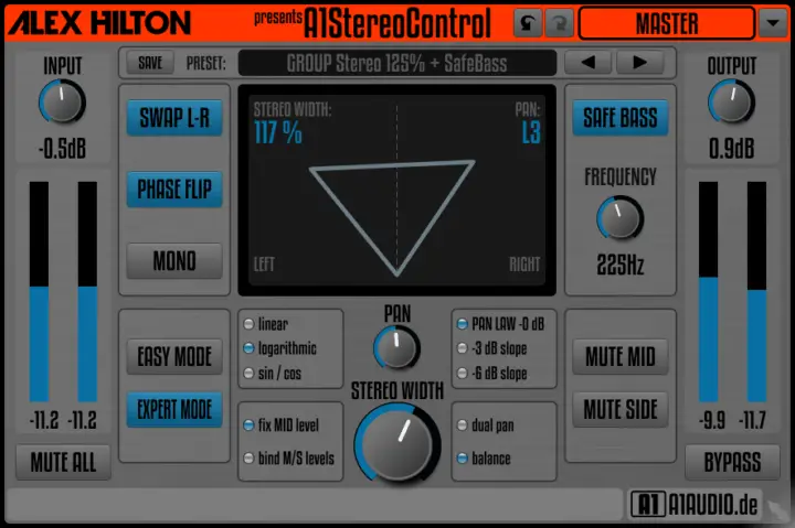 A1 Stereo Control | Mastering Suite Tools