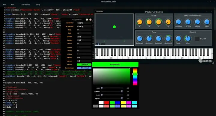 Cabbage - Free VST Host Applications