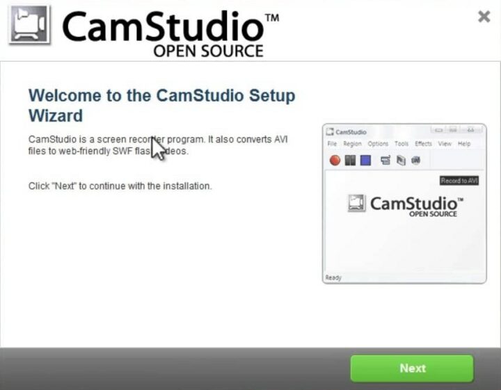 CamStudio - Free Screen Recording Software Programs