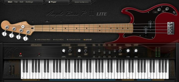 Ample Bass P Lite II VST Plugin By Ample Sound