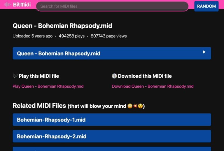 FREE MIDI Files & MIDI Songs: The 14 Best Websites