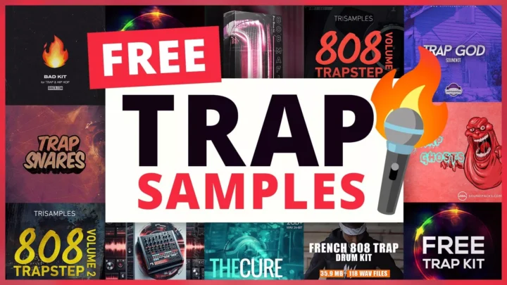 50 FREE Trap Drum Kits & Free Trap Sample Packs [6GB]