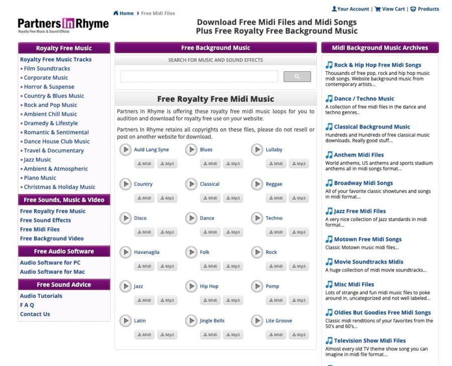 FREE MIDI Files & MIDI Songs: The 14 Best Websites