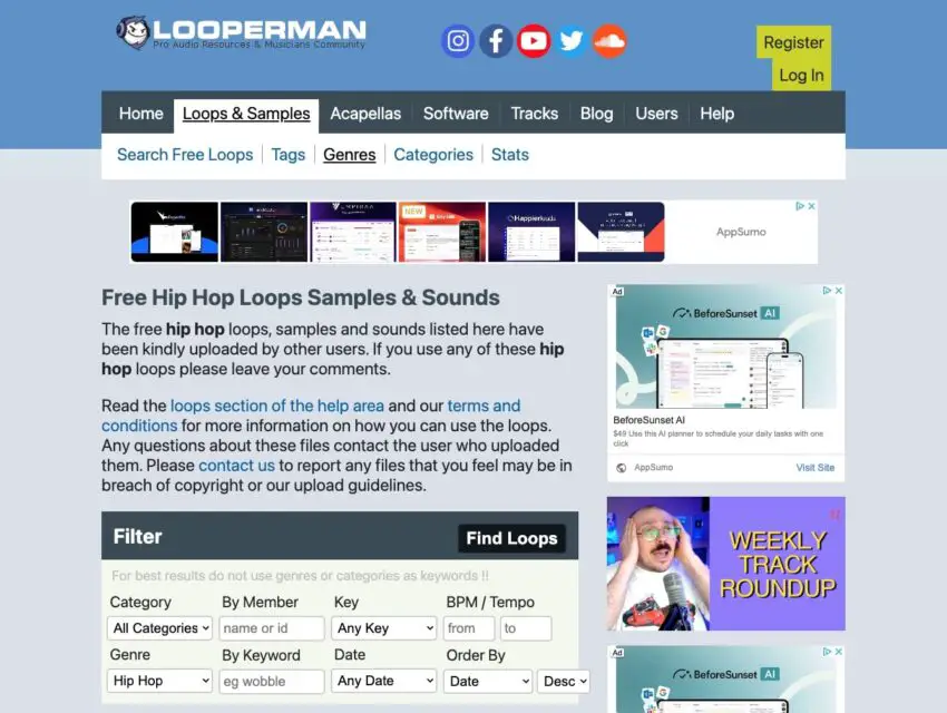 Looperman Free Hip Hop Loops Samples