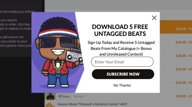 Build an Email List to Sell Beats
