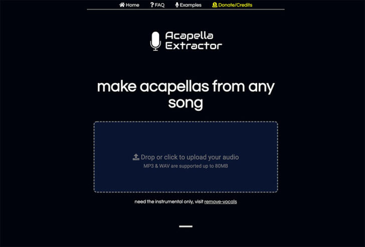 acapella extractor. acapella extractor.