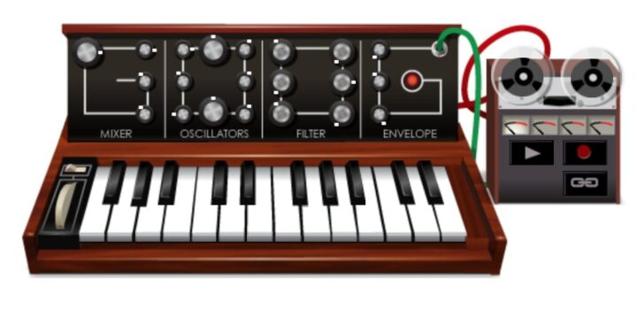 Google's Doodle: Moog Synthesizer