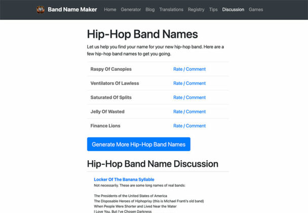 25 Best Free Rap Name Generators To Get Ideas In Minutes