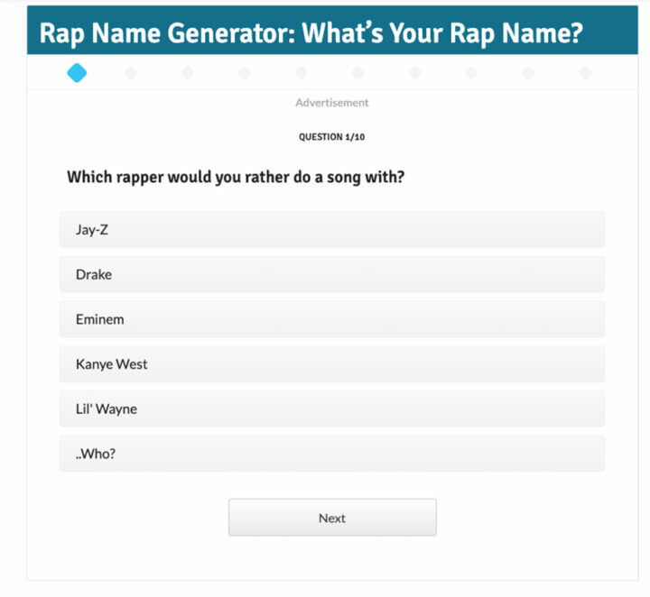 What’s Your Rap Name
