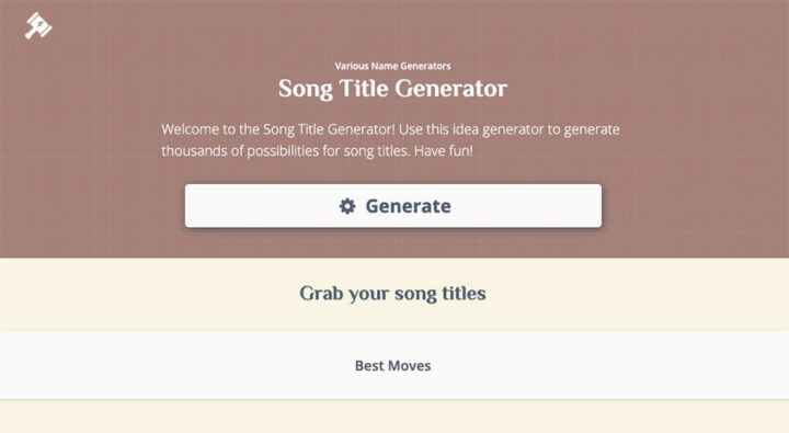 Song Title Generator