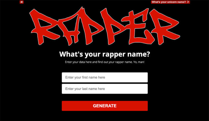 Name Robot | Rapper Name Tools