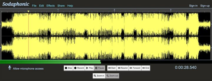 Sodaphonic Audio Editor