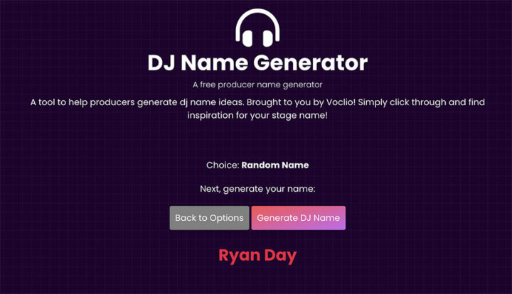 Voclio Name Generator | Famous Rappers
