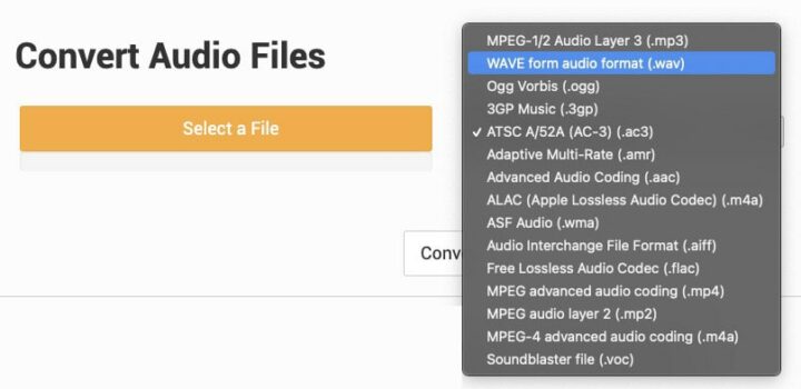 Files Conversion Audio Converter 