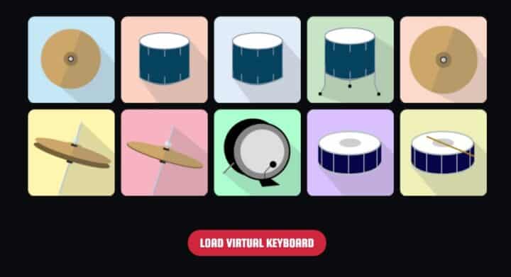Online Virtual Drumming - Bass Drum  & Snare Drum Sounds