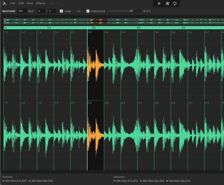 Probe Audio Sample Editor
