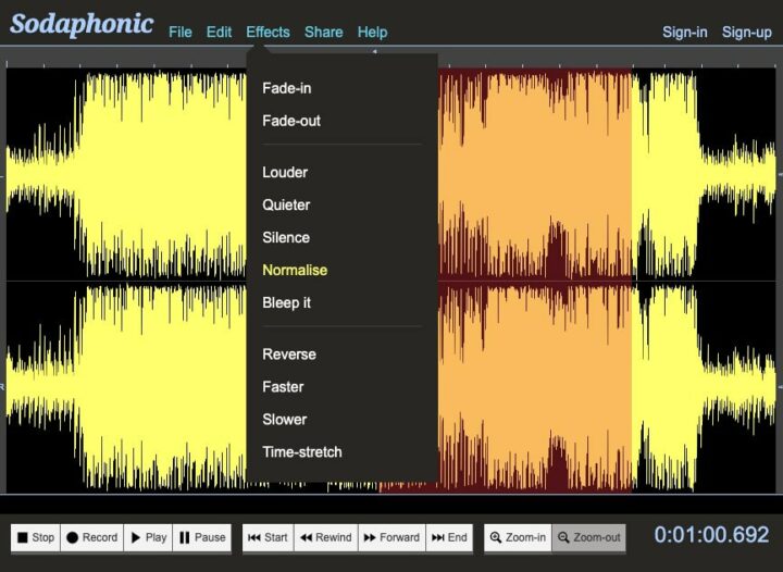 Sodaphonic | Online Audio Normalization Tool