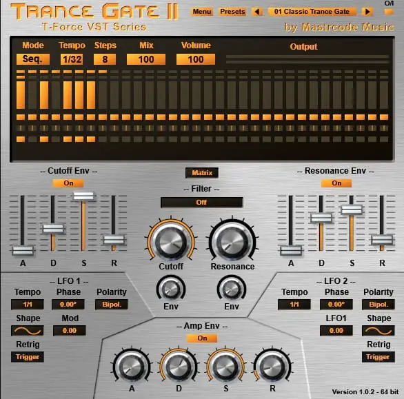 T-Force Trance Gate 2 VST Plugin