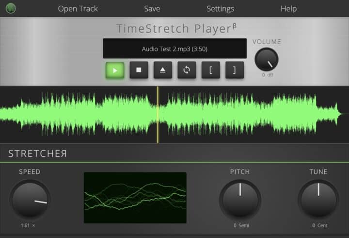 Time Stretch Player | Speed and Pitch Changer