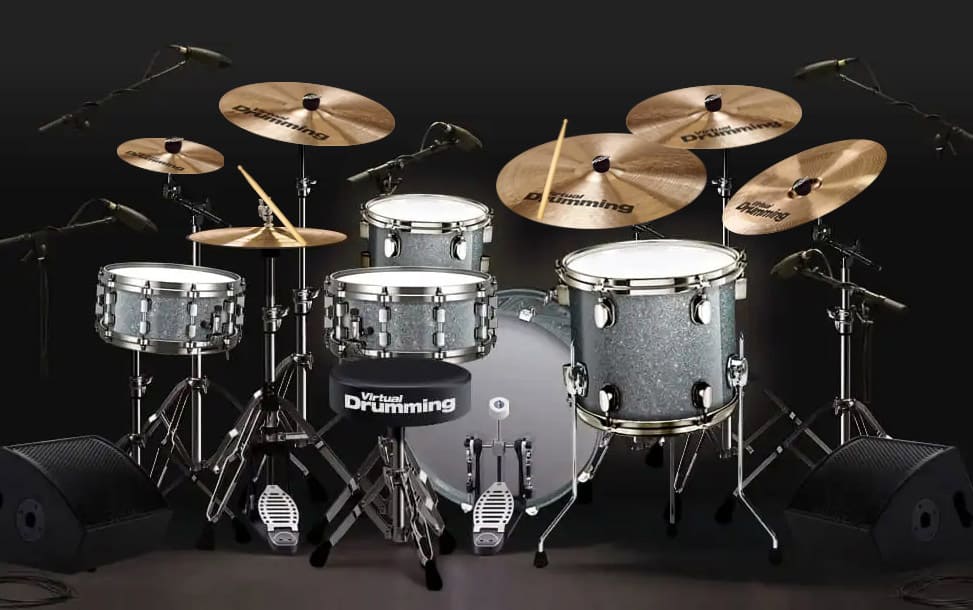 Virtual drum. Travis Barker Drum Kit.