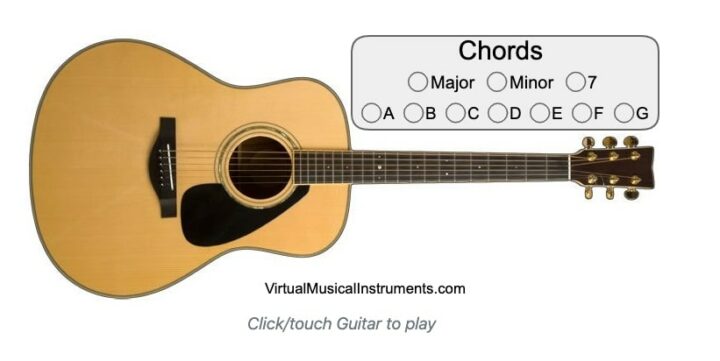 Virtual Online Guitar | Virtual Musical Instruments