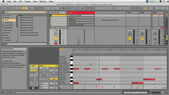 Ableton Live II: MIDI Overview