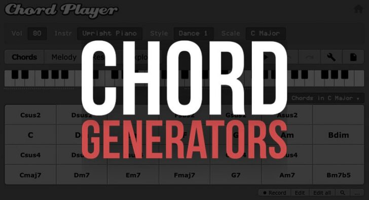 10 FREE Chord Progression Generator Apps ( Piano & Guitar )