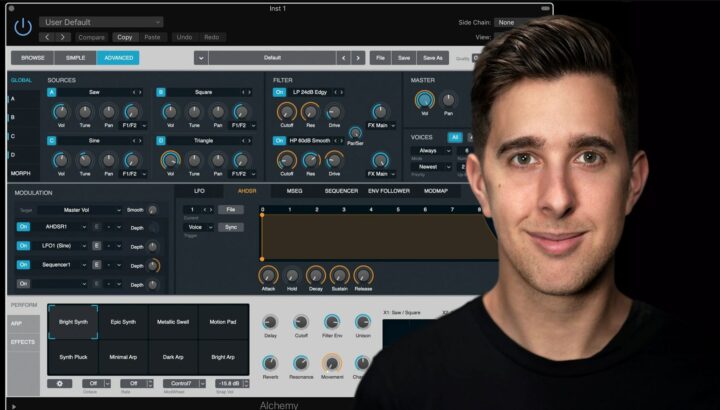 Music Production in Logic Pro X - The Alchemy Synth | Electronic Music