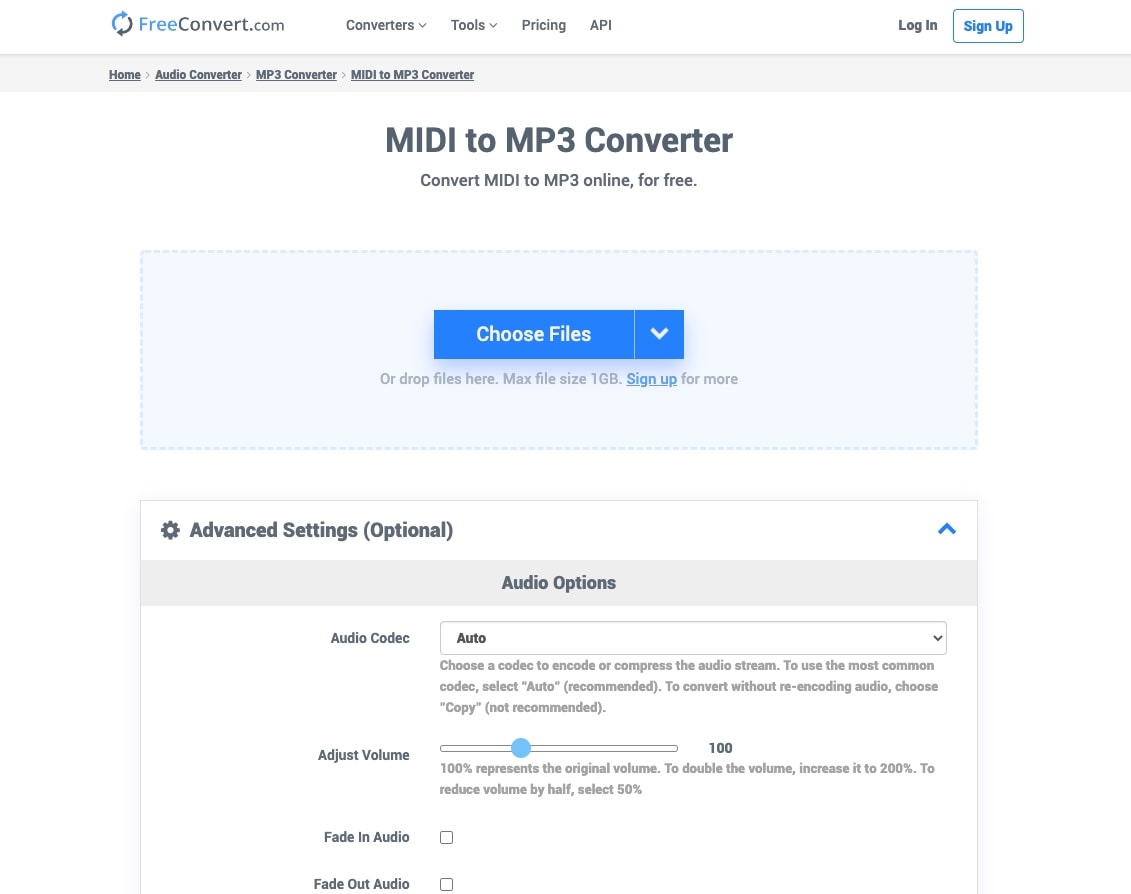 free online convert midi to mp3