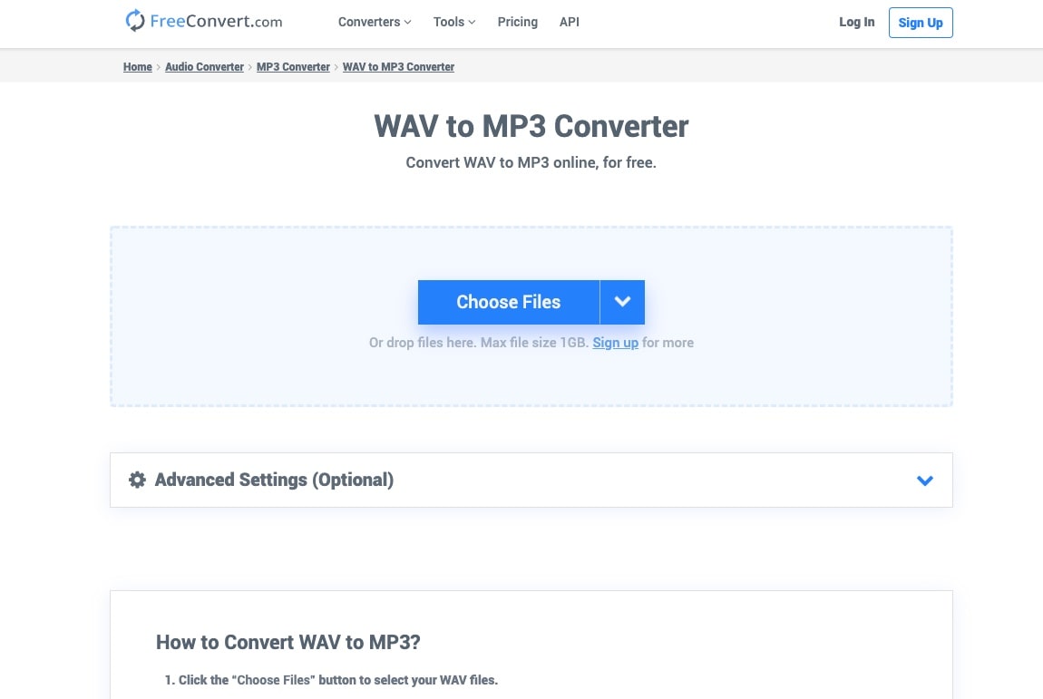 free wav file to mp3 converter