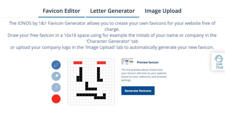 Ionos Favicon Generator 