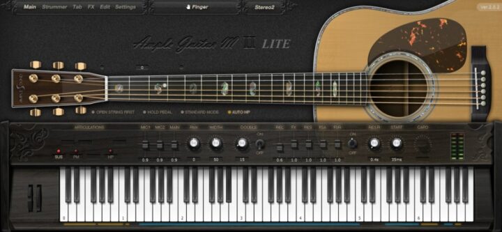 Ample Guitar M lite II by Ample Sound - Nylon Guitar Virtual Instrument