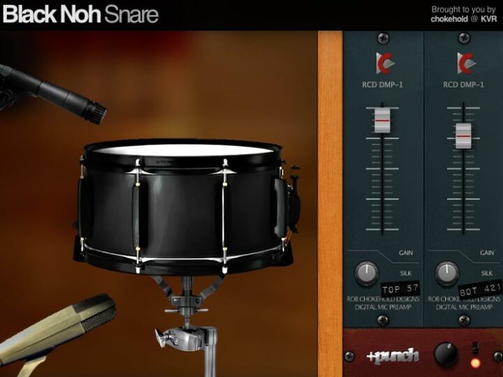 Black Noh Snare Drum VST Software
