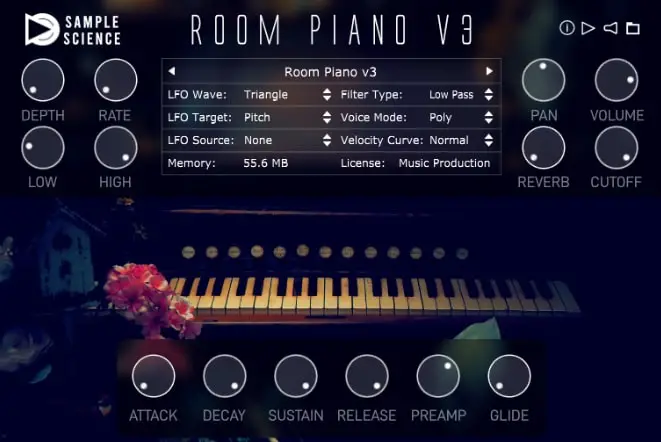 Sample Science Room Piano | Free Piano VSTs