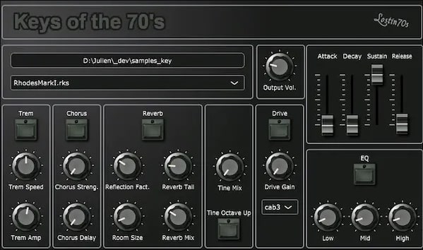 Keys of the 70s