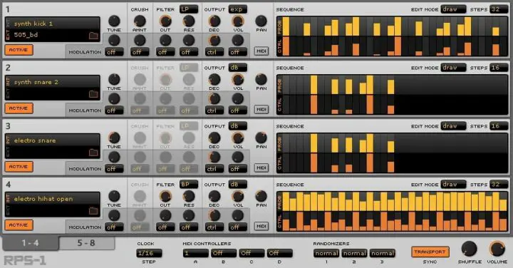 RPS-1 by Contra Logic | Sequencer Plugins