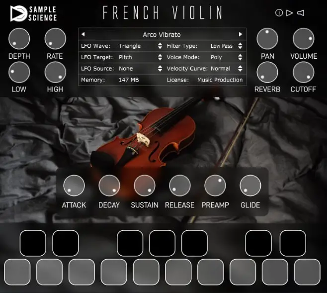 Sample Science French Violin