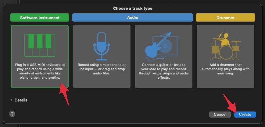 Choose A Track Type