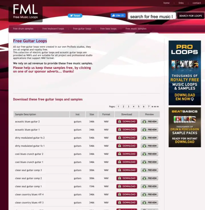 FML Free Guitar Loops